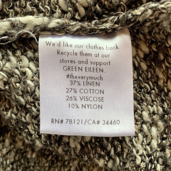 Eileen Fisher linen blend sweater size medium - Picture 12 of 13